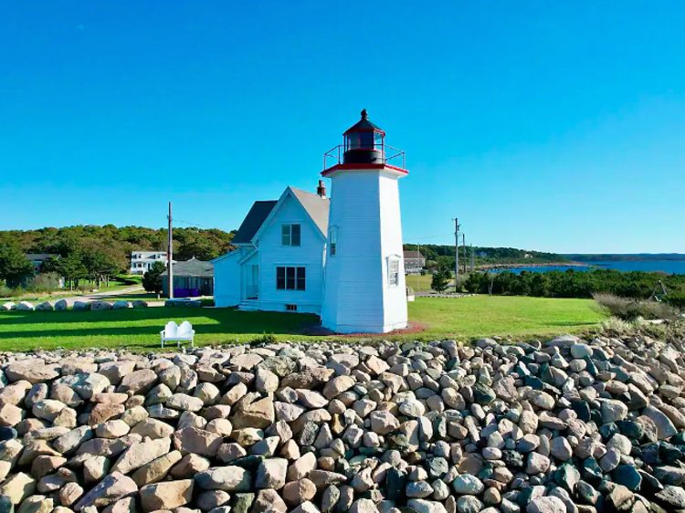 The Wings Neck Lighthouse in Pocasset