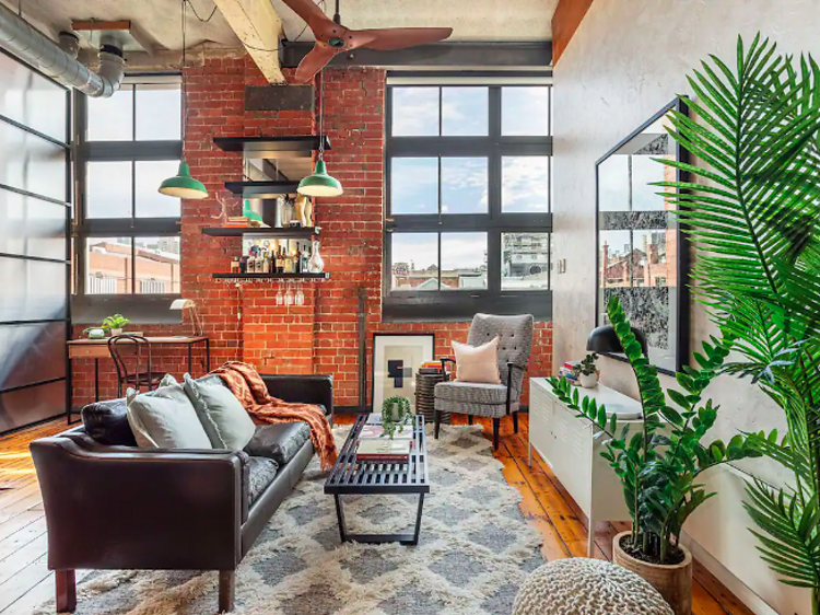 The stylish warehouse flat in Collingwood