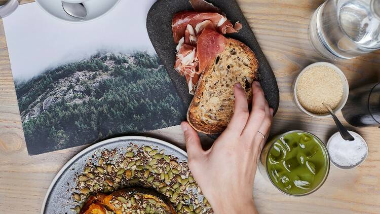 Bread, antipasto and more at Higher Ground café