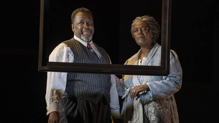 Wendell Pierce and Sharon D Clarke in Death of a Salesman