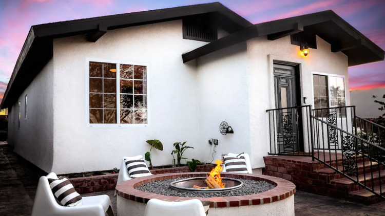 The luxe home with a firepit in Logan Heights