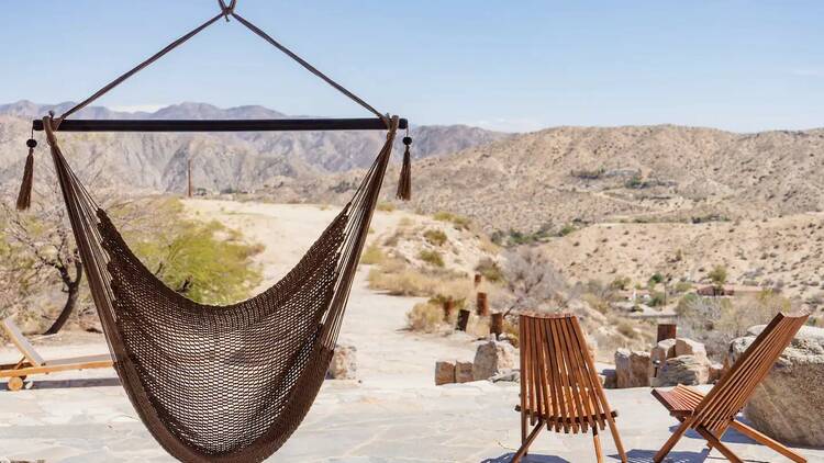 The hilltop haven in Morongo Valley