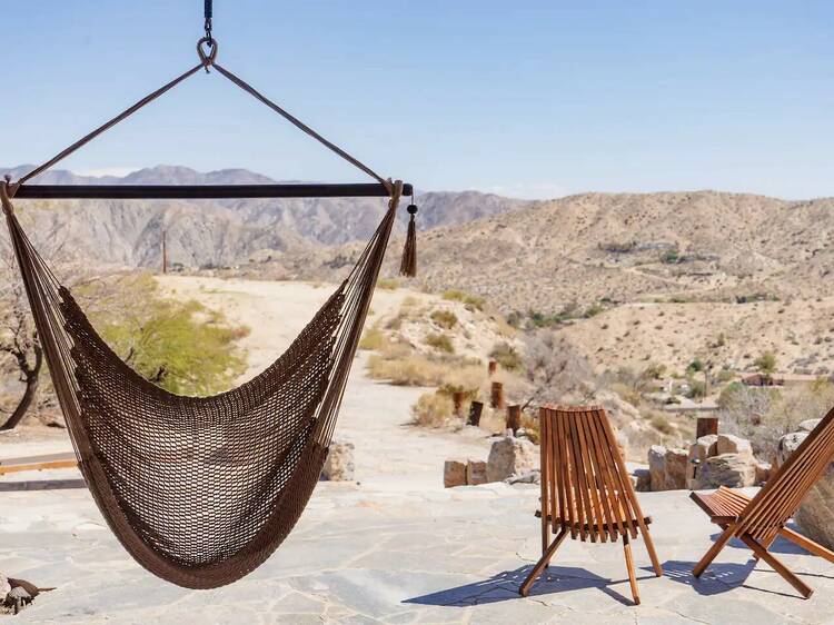 The hilltop haven in Morongo Valley