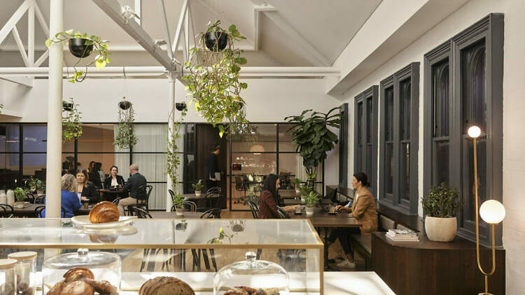 A co-working space within a Collins Street heritage building.