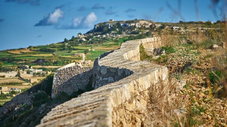 Hike the island via the Victoria Lines