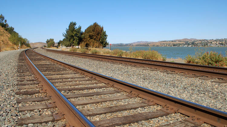 Railroad,Tracks;,Port,Costa,,California