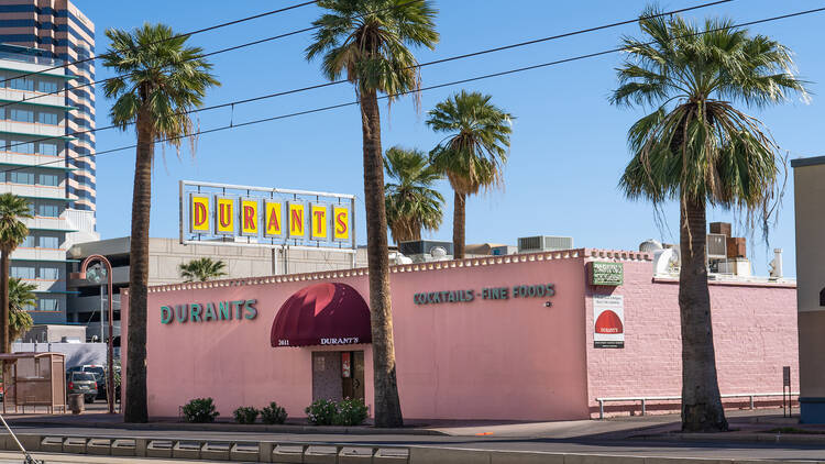 Durant's offers classic steakhouse dining.