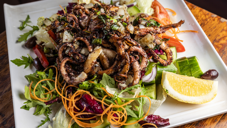 Octopus salad