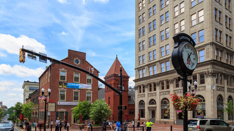 Penn Square in the downtown area of the city.