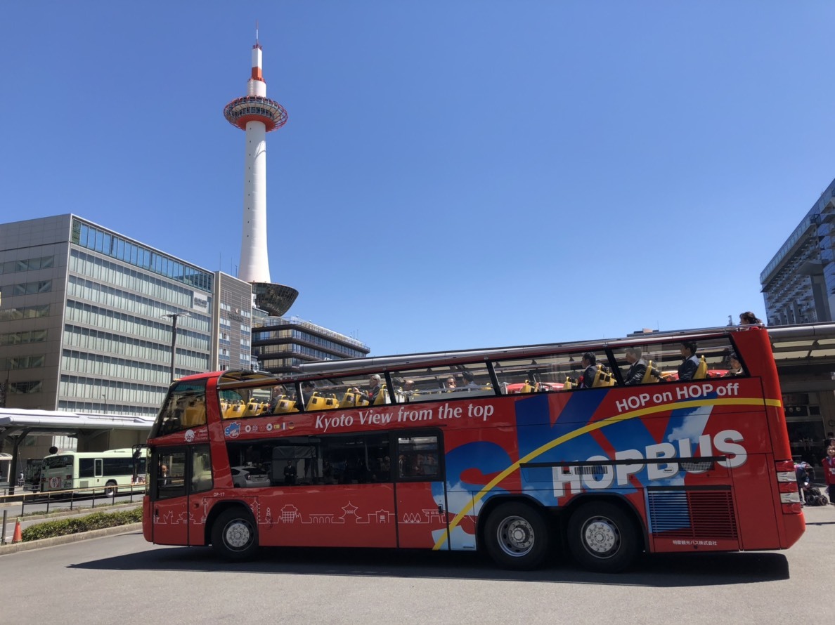 kyoto open top bus tour