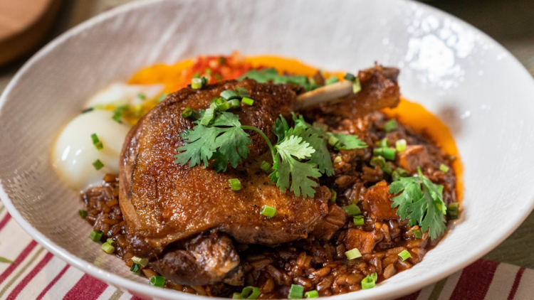 Duck Confit Teochew Risotto