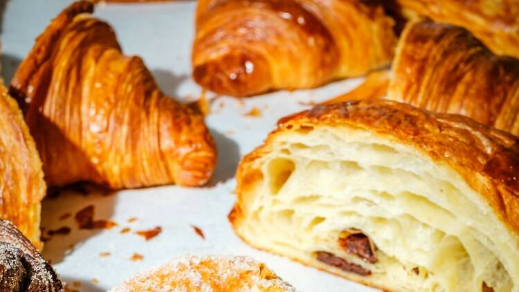 Queue for a croissant at Toad Bakery