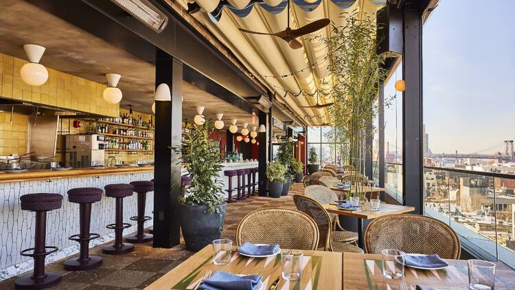 See How This Rooftop Restaurant in Paris Pulls Out All the Design