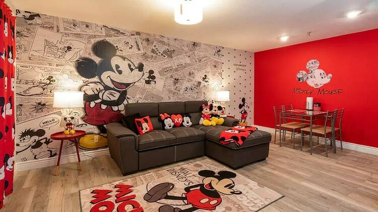 The Mickey Mouse-themed getaway