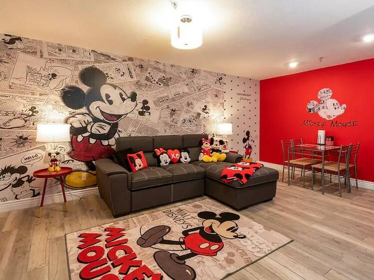 The Mickey Mouse-themed getaway