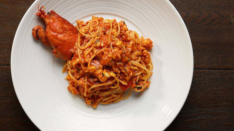 Lobster spaghetti Madeo