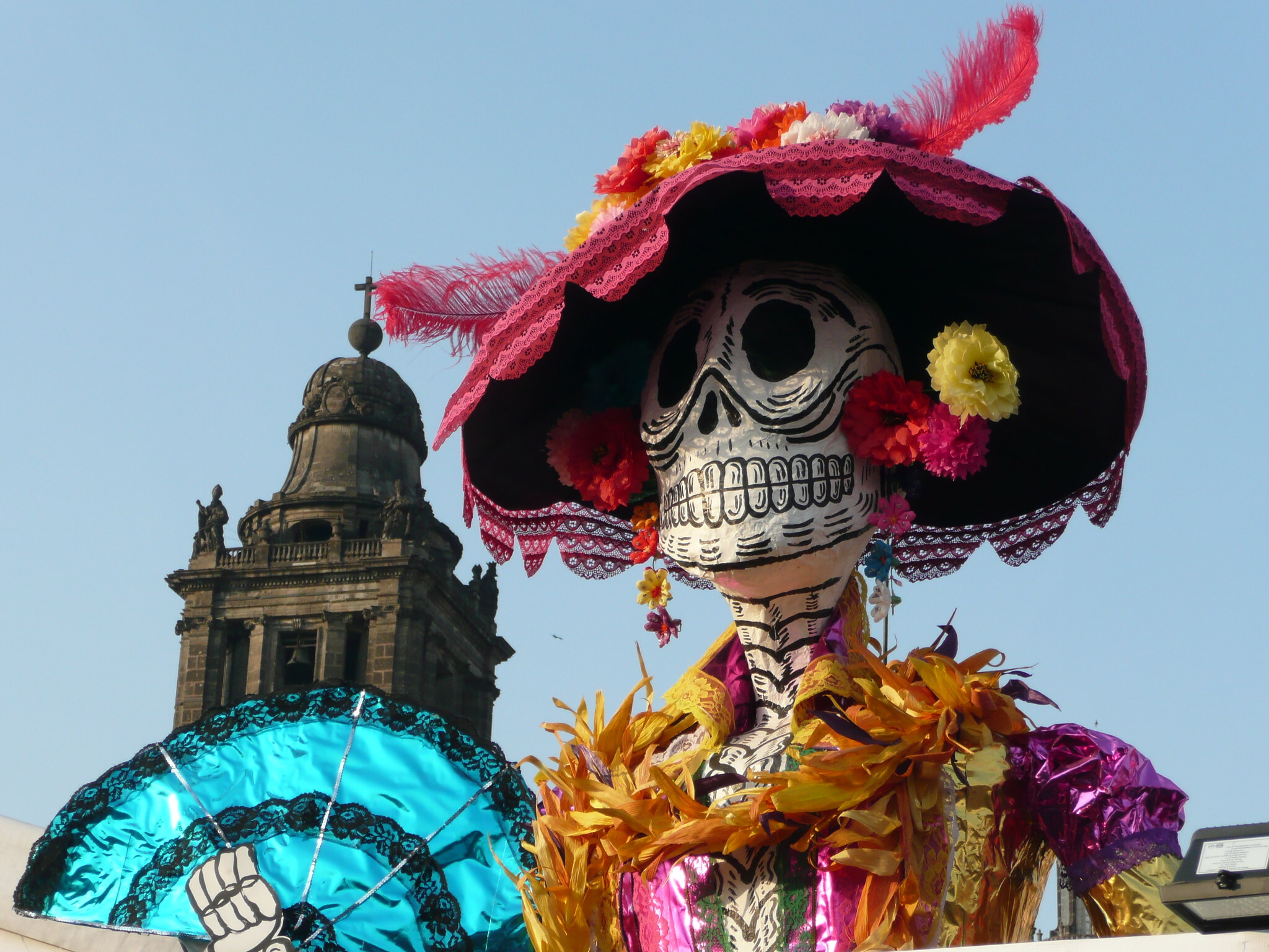 Ofrenda Monumental en el Zócalo 2022: hay 32 catrinas gigantes