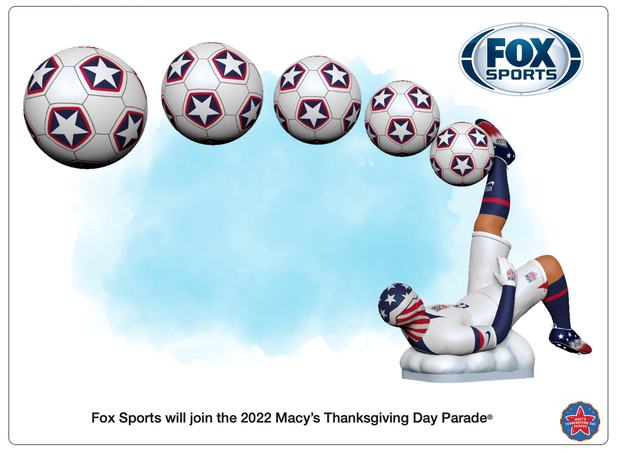 Macy’s Thanksgiving Day Parade balloonicle Fox Sports