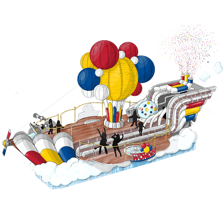 Macy’s Thanksgiving Day Parade float Wondership