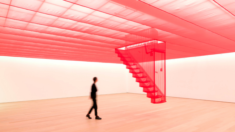 Do Ho Suh - Staircase - III , 2010, installation view, Museum Voorlinden , Wassenaar, 2019,