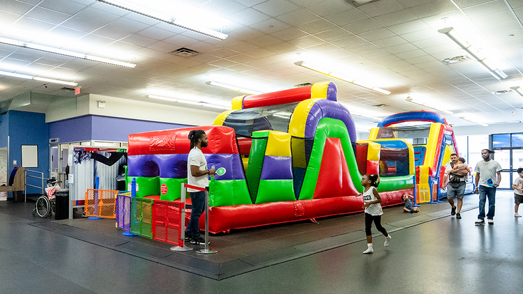 Bouncy house (@NYCfoodphoto)