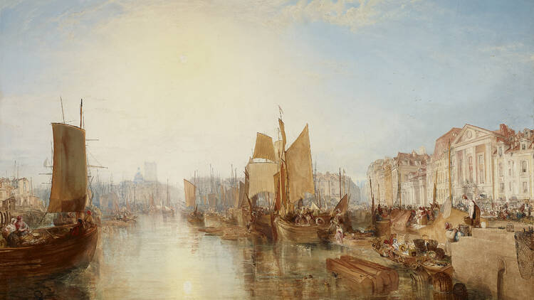 The Harbor of Dieppe, 1826