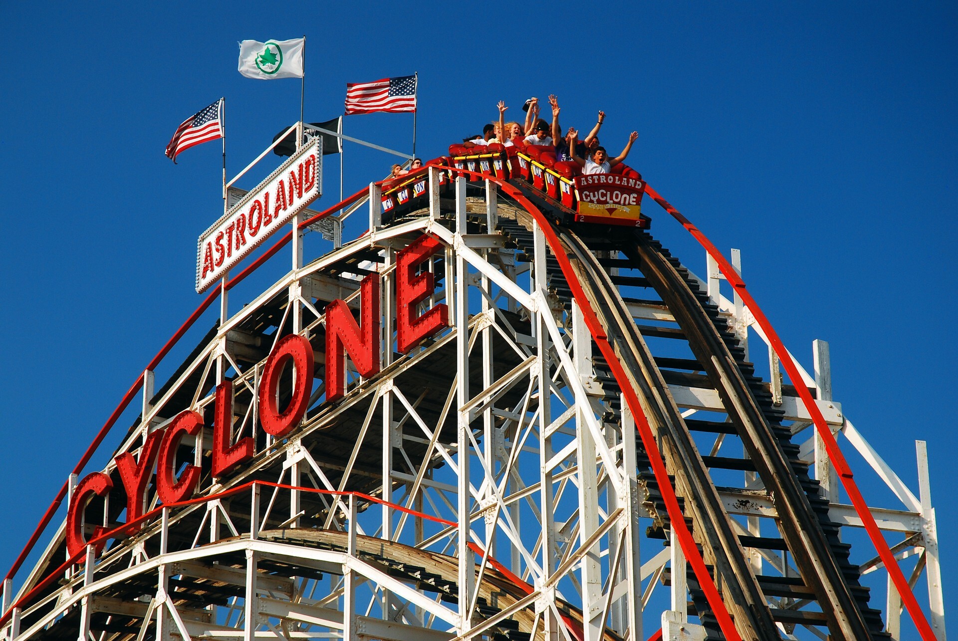 The iconic Cyclone rollercoaster in Coney Island has reopened!