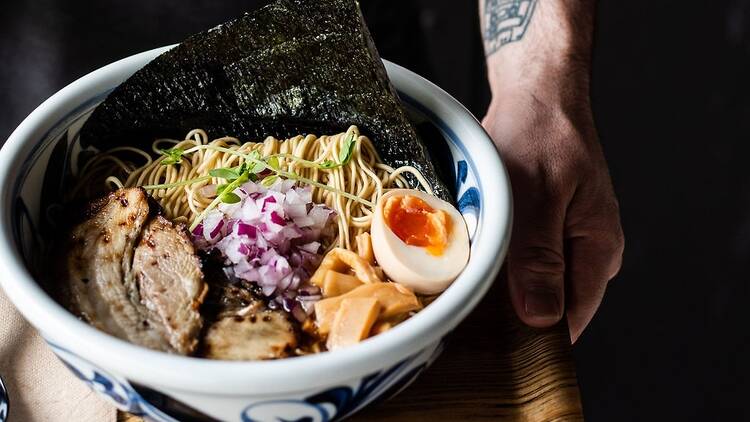 A delicious bowl of RaRa Ramen