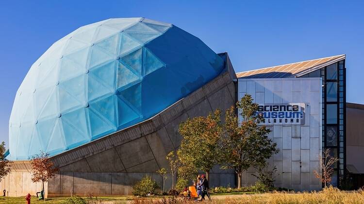 Exterior view of the Science Museum Oklahoma 