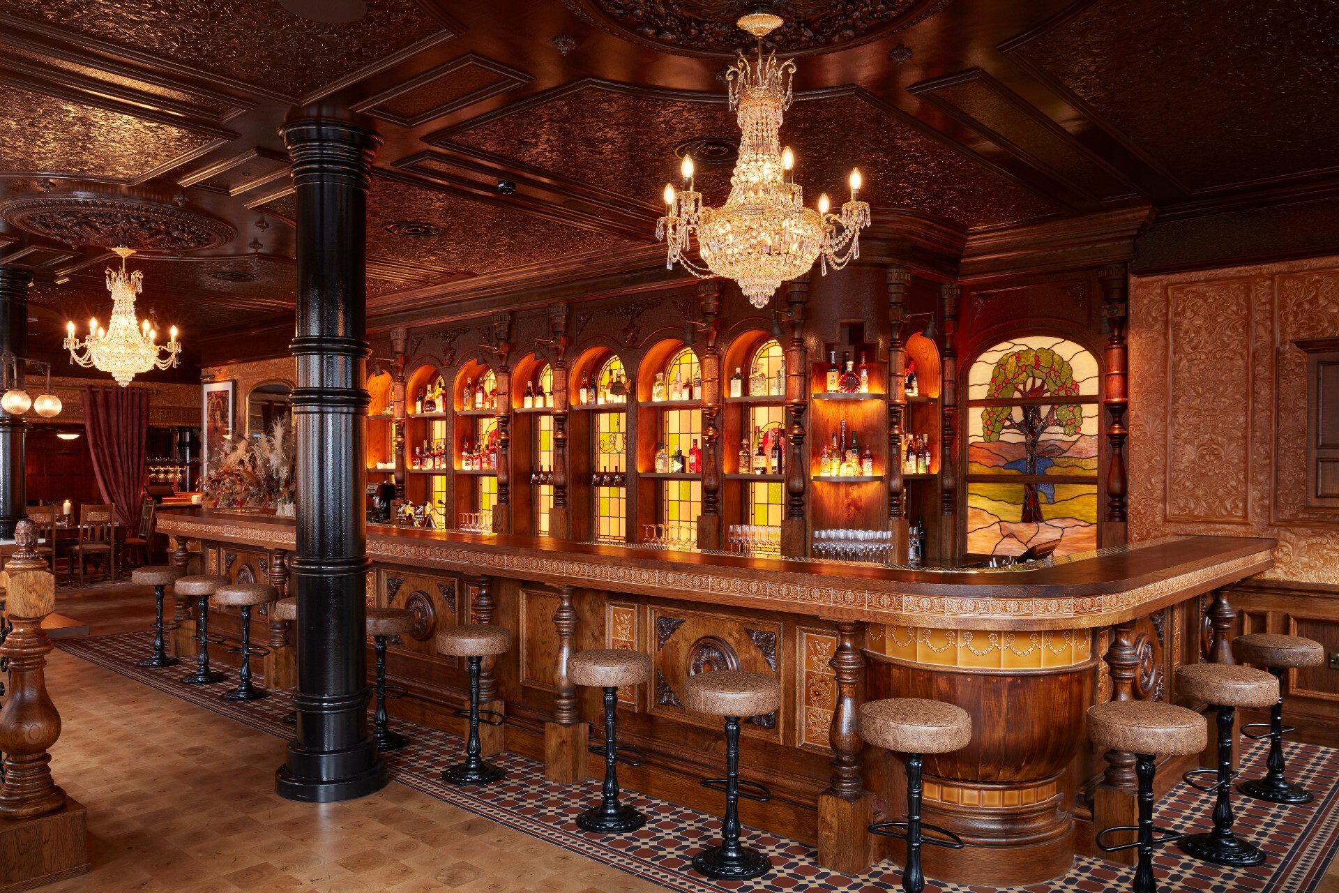 Inside the Cadogan Arms