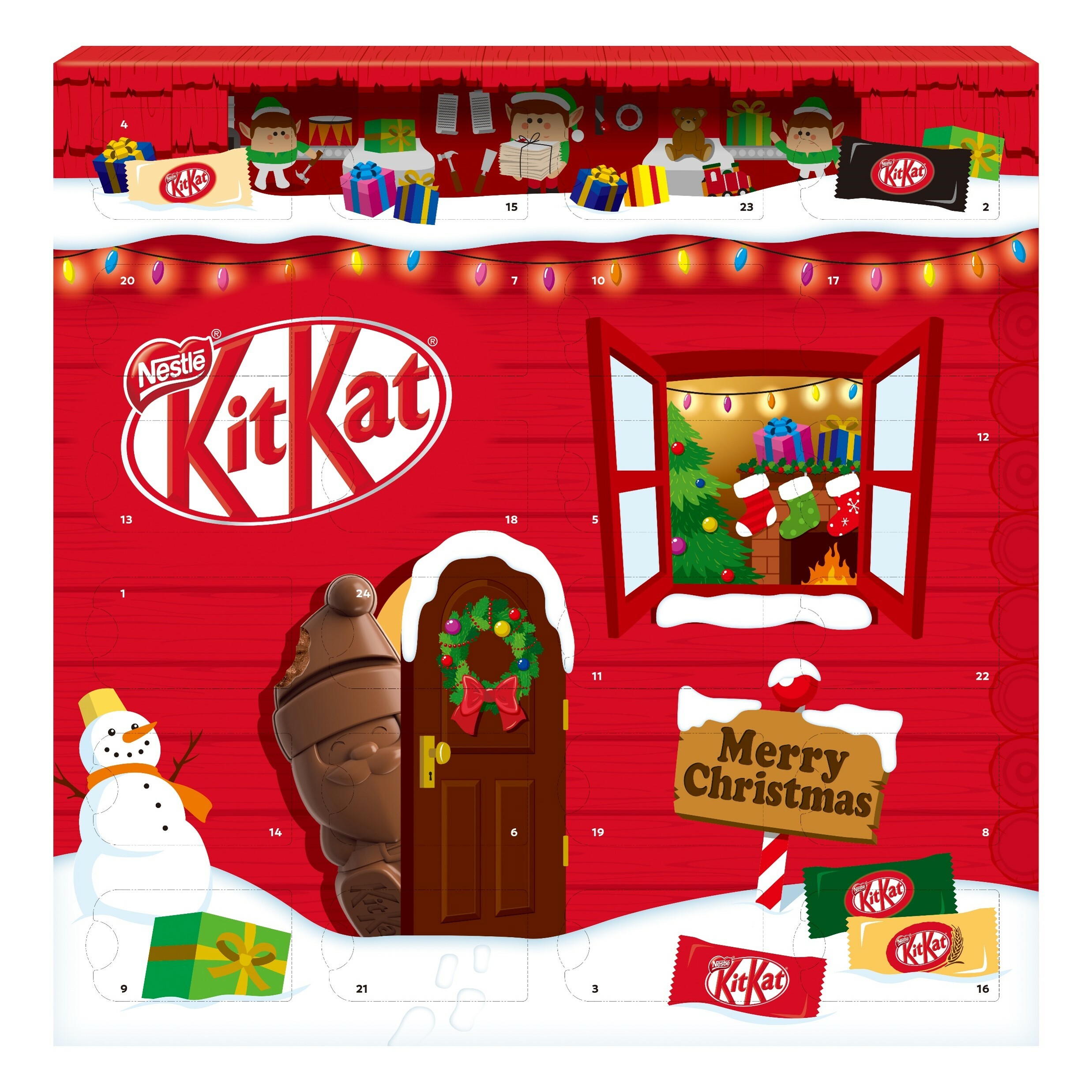 You can now get the Holiday Santa KitKat in Japan this Christmas
