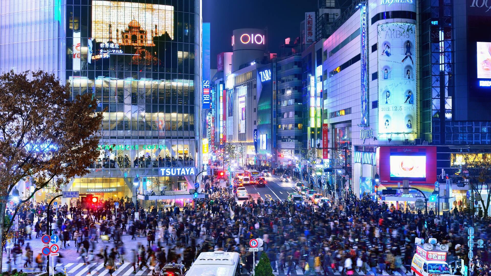 Shibuya Scramble Crossing-2000s