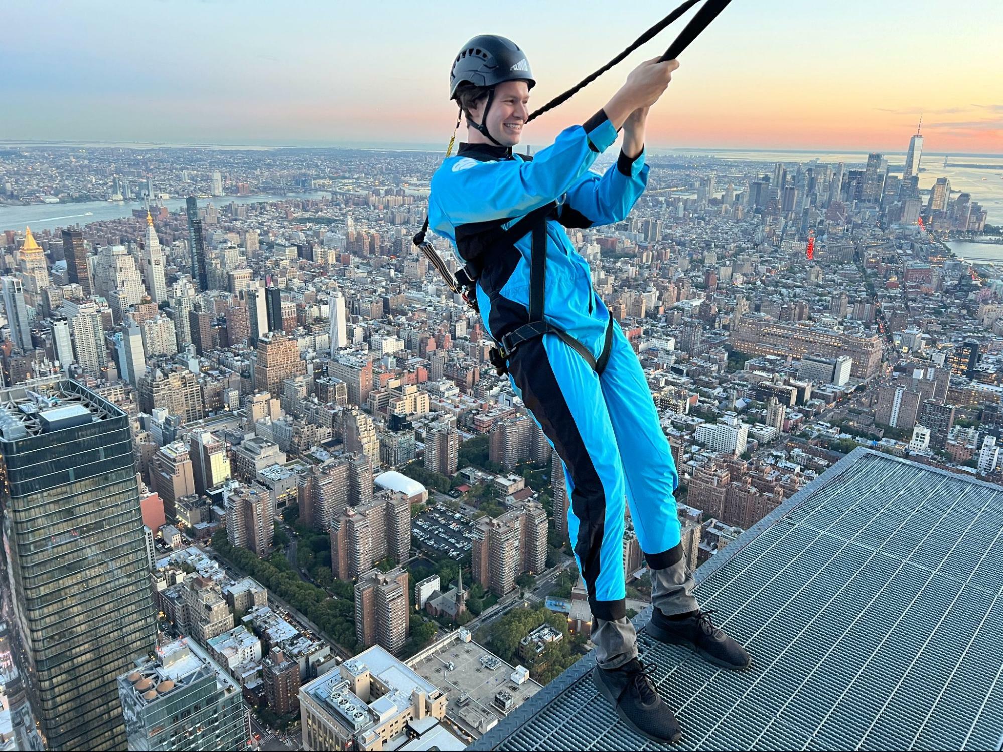 City Climb and The Edge in New York City (climbing & hanging off the side  of a skyscraper!) 