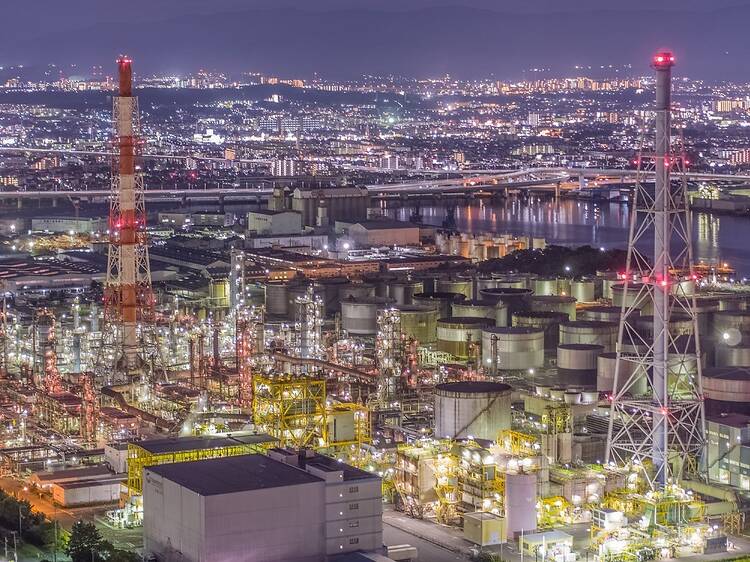 高石工場夜景