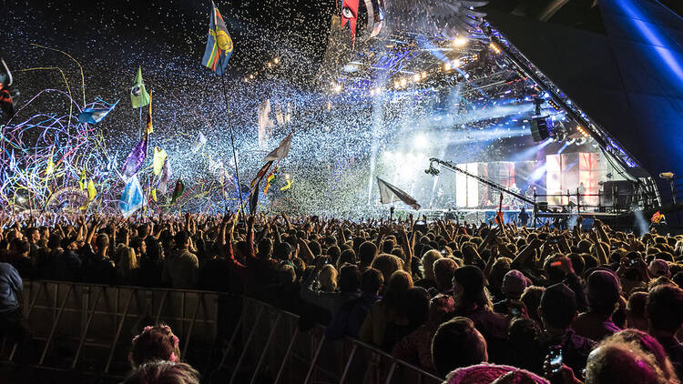 Pyramid Stage at Glastonbury