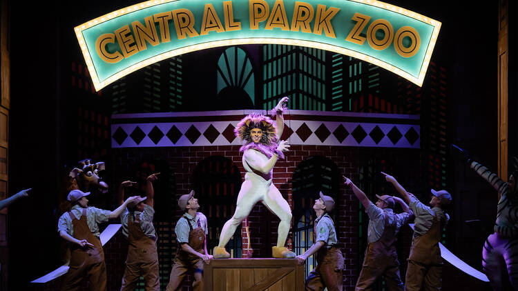 A scene from Madagascar the Musical