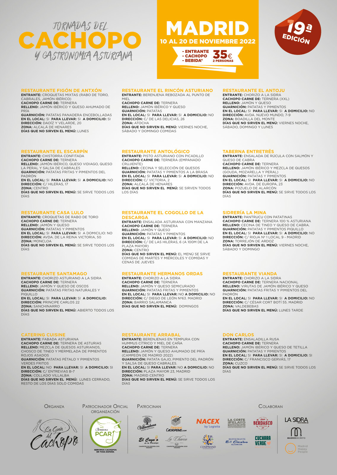 Jornadas Cachopo Madrid