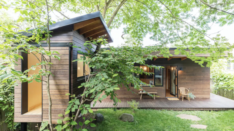 The designer micro home in Northeast Portland