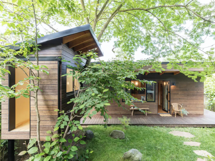 The designer micro home in Northeast Portland