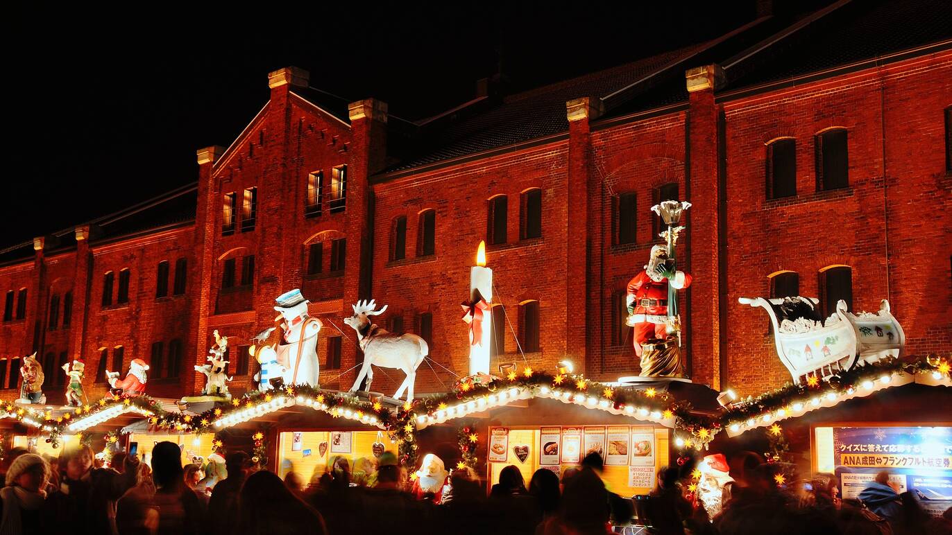 Yokohama Red Brick Warehouse Christmas Market | Things to do in Tokyo