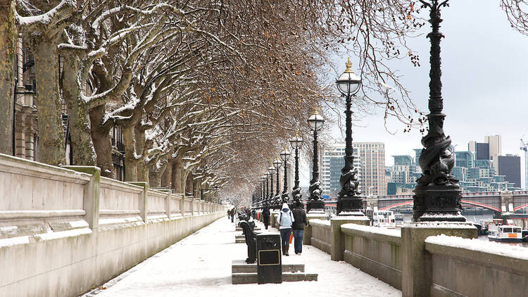 Snow in London