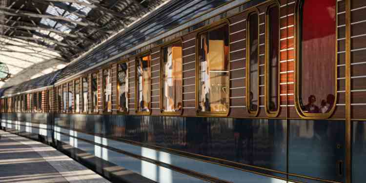 The Orient Express train returning to Croatia