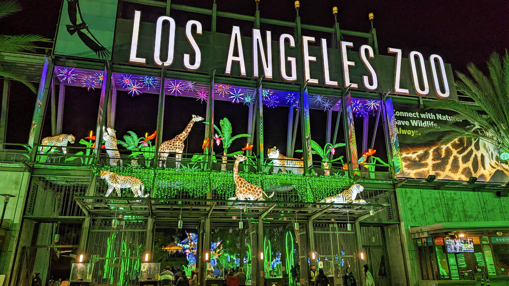 L.A. Zoo Lights Los Angeles Zoo Things to do in Los Angeles