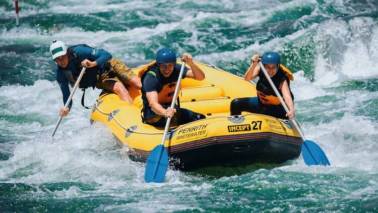 Follow the river wild at Penrith Whitewater Stadium