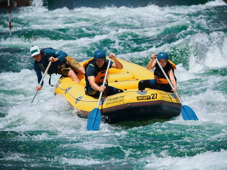 Follow the river wild at Penrith Whitewater Stadium