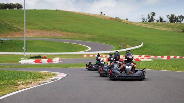 Rocket around the track and be a paintball hero at Luddenham Raceway