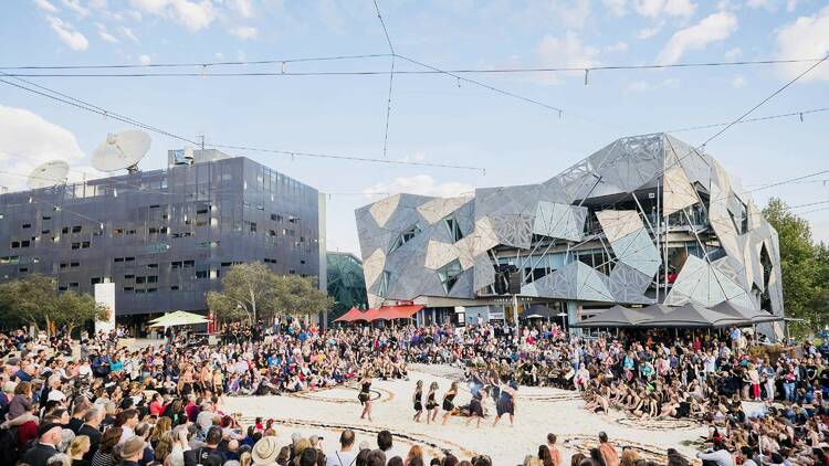 Catch free events and pop-ups at Fed Square