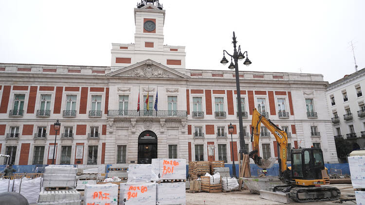 Obras Puerta del Sol Madrid