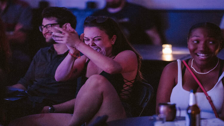 audience laughing comedy (@842photo )