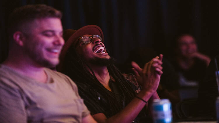audience laughing, funny (@842photo )